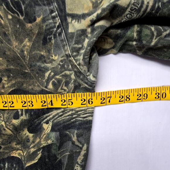 Cabela's Camouflage Button Up Mens L Tall Seclusion 3D Camo Long Sleeve Shirt - Picture 12 of 13